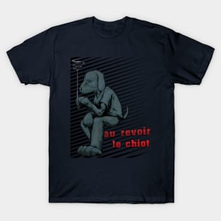 Goodbye Doggie - moody french version T-Shirt